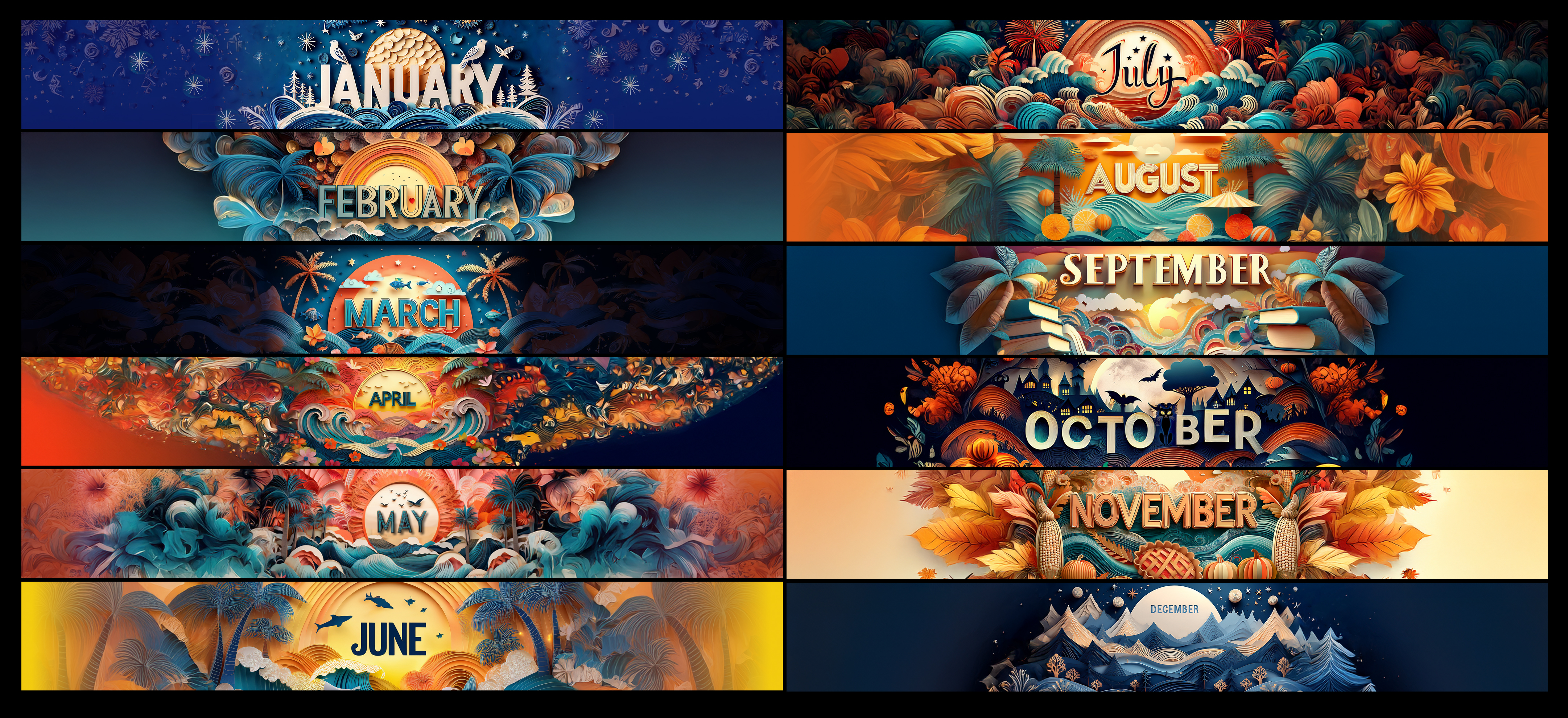 HappyHourLogger months dark theme