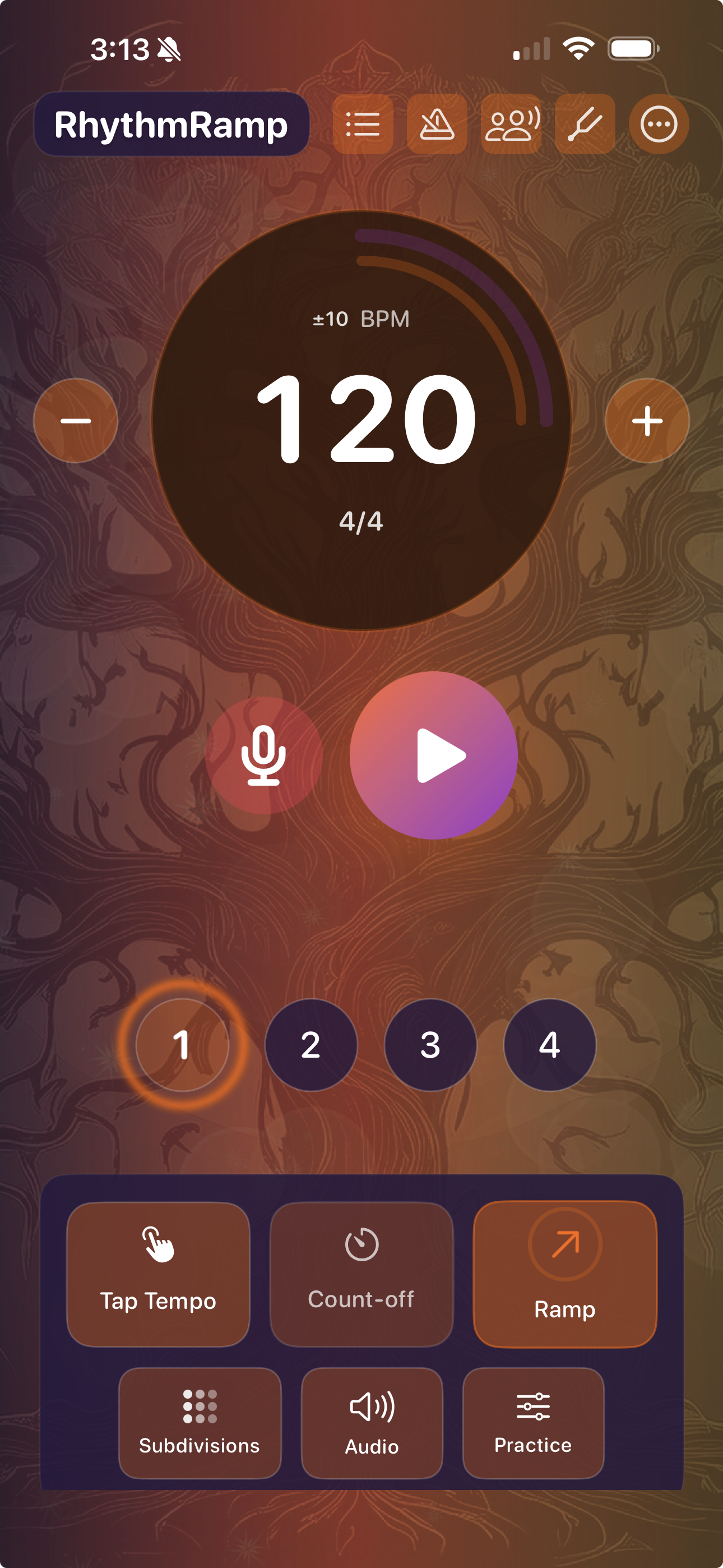 RhythmRamp screenshot 1